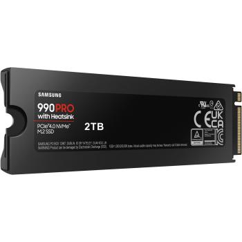 Samsung 990 PRO 2 TB M.2 interne SSD NVMe PCIe 4.0 mit Kühler – High-Speed Speicher für PC Notebook & Gaming
